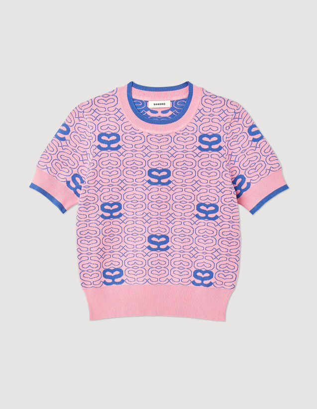 Double S Logo Sweater : Sweaters & Cardigans color Ecru