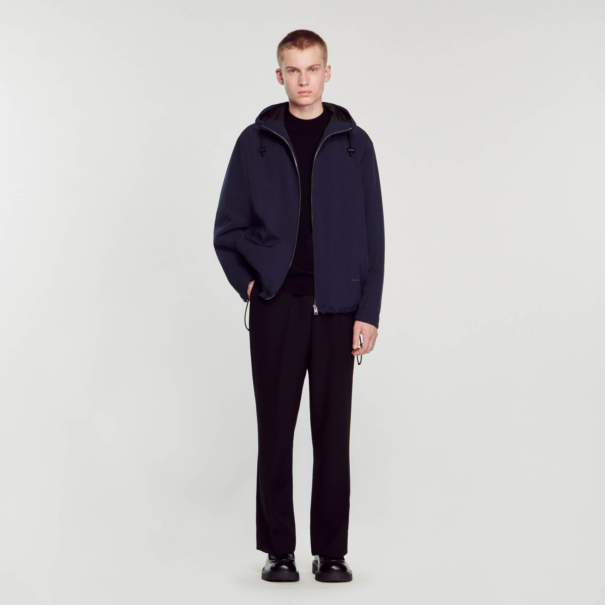 Sandro : Jackets & Coats color Navy Blue