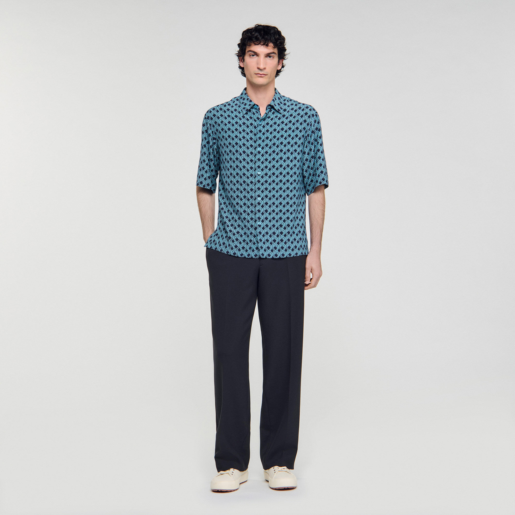 美品】sandro PARIS サンドロ セットアップスーツ 44・36