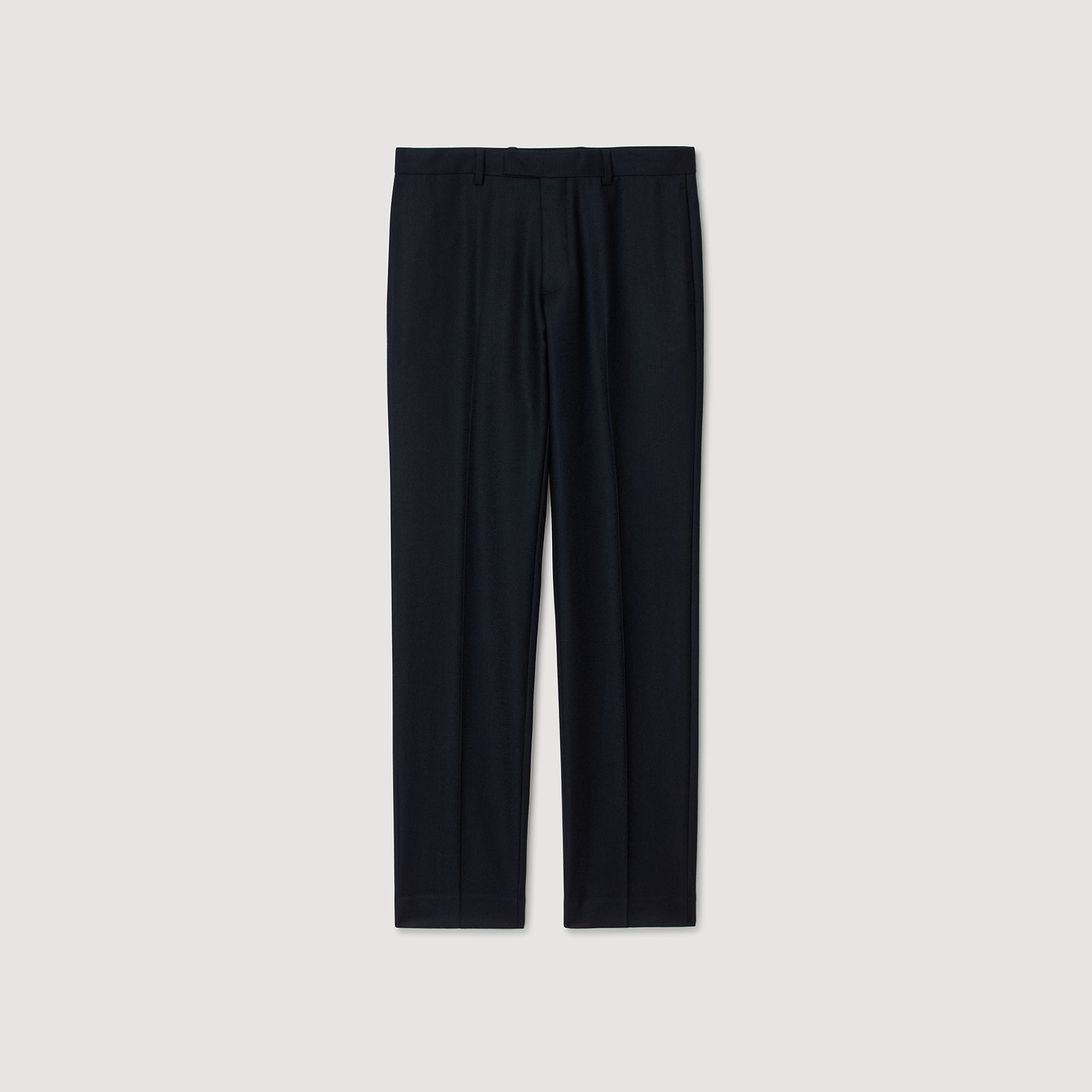 Wool Suit Trousers : Suits & Tuxedos color Navy Blue