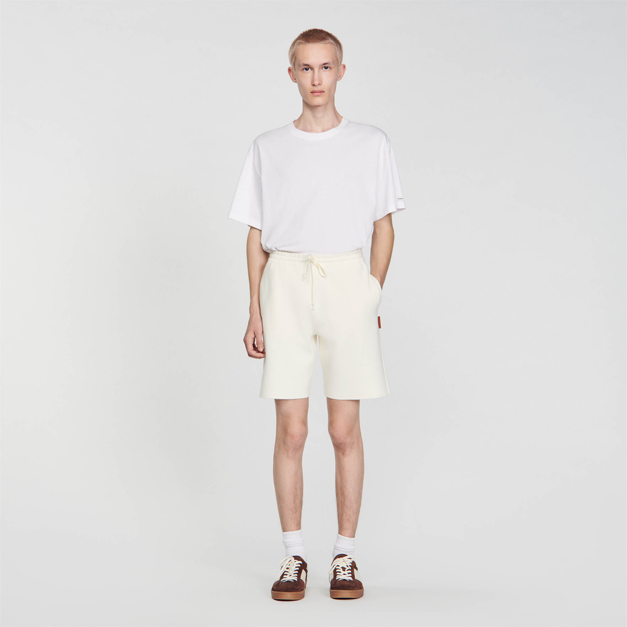 Jersey Shorts : Pants & Shorts color Ecru