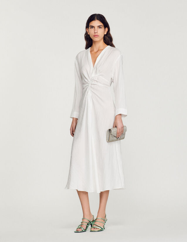 Long Flowing Dress : Dresses color white