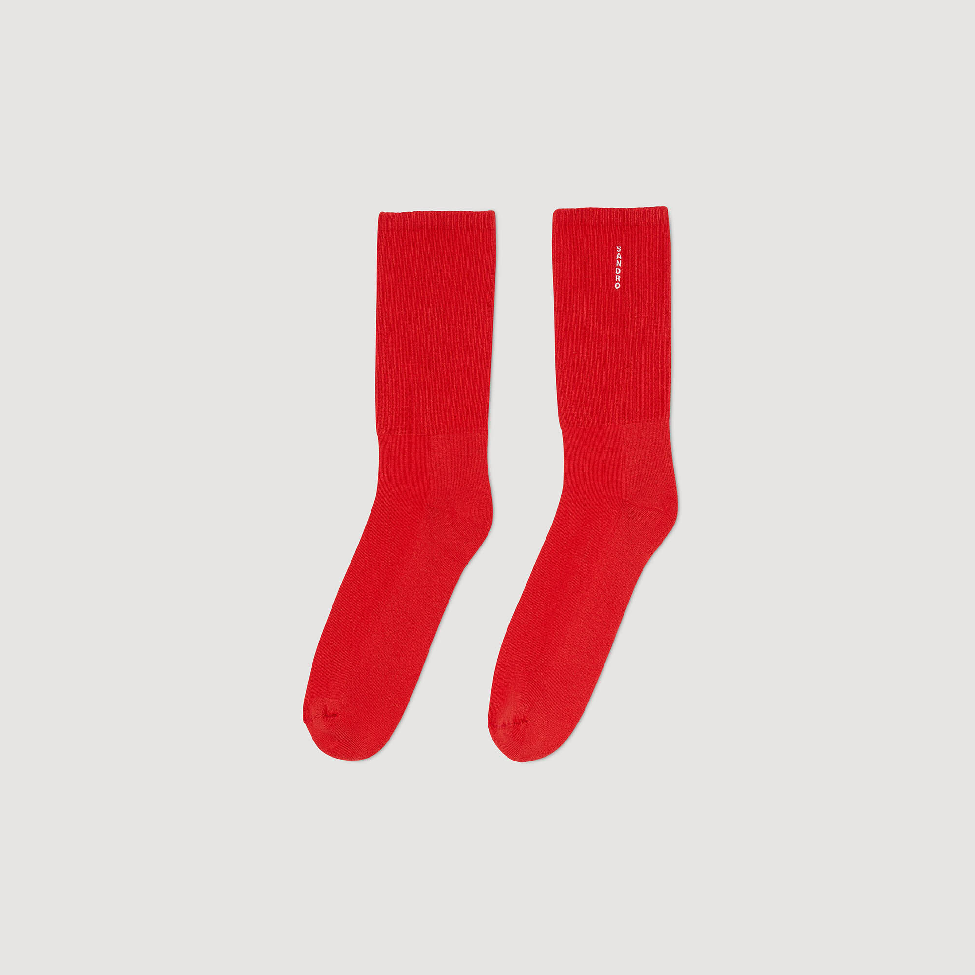 Cotton Socks : Other Accessories color Red