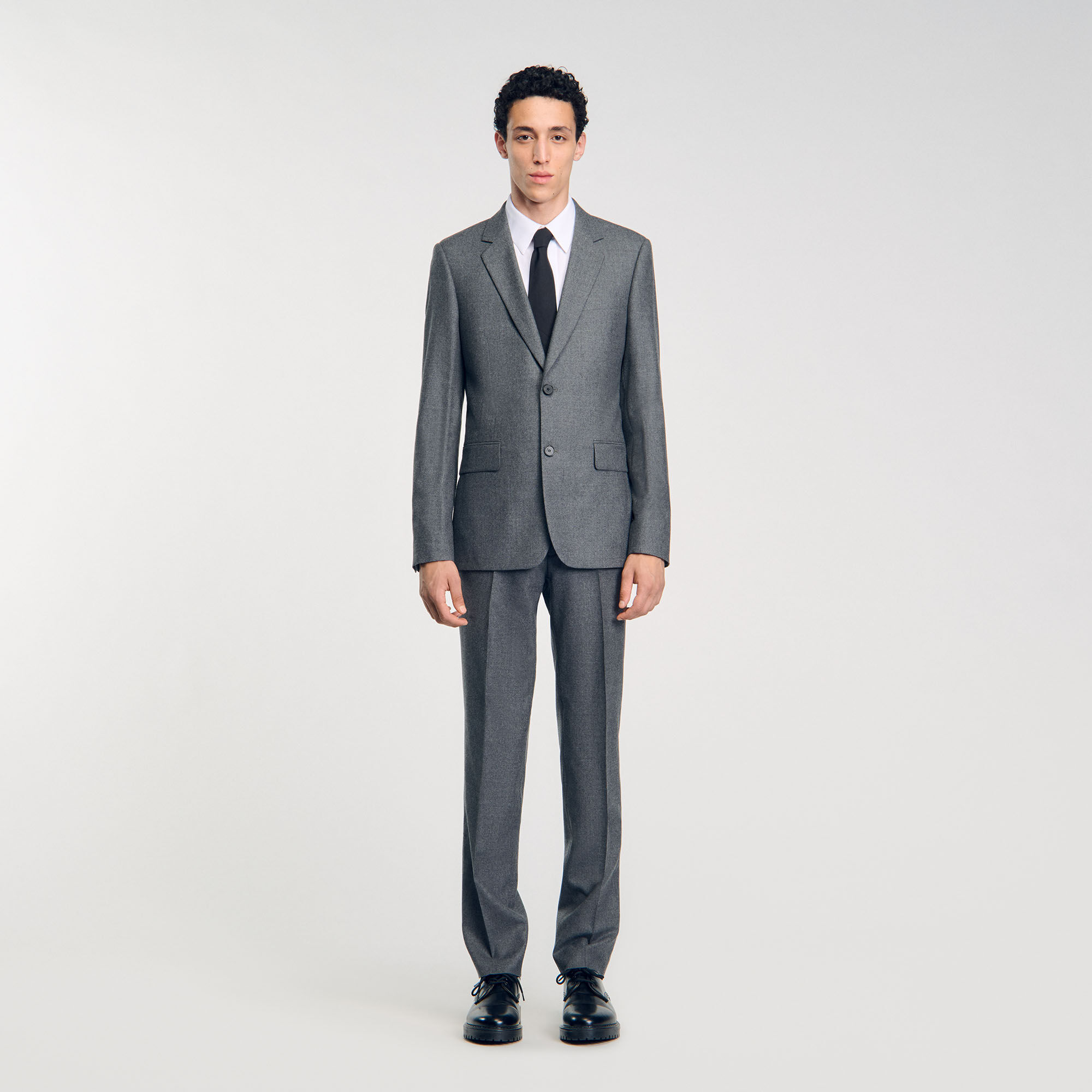 Suit Jacket : Jackets & Coats color Grey