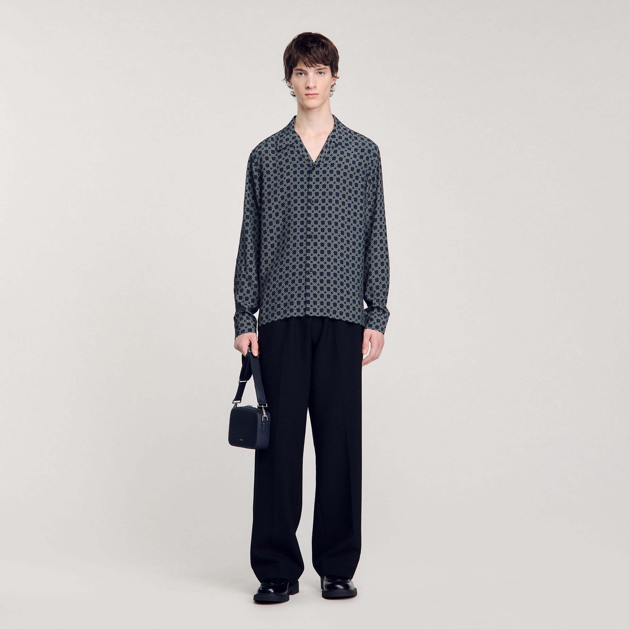 Loose-Fit Shirt : Shirts color Navy Blue