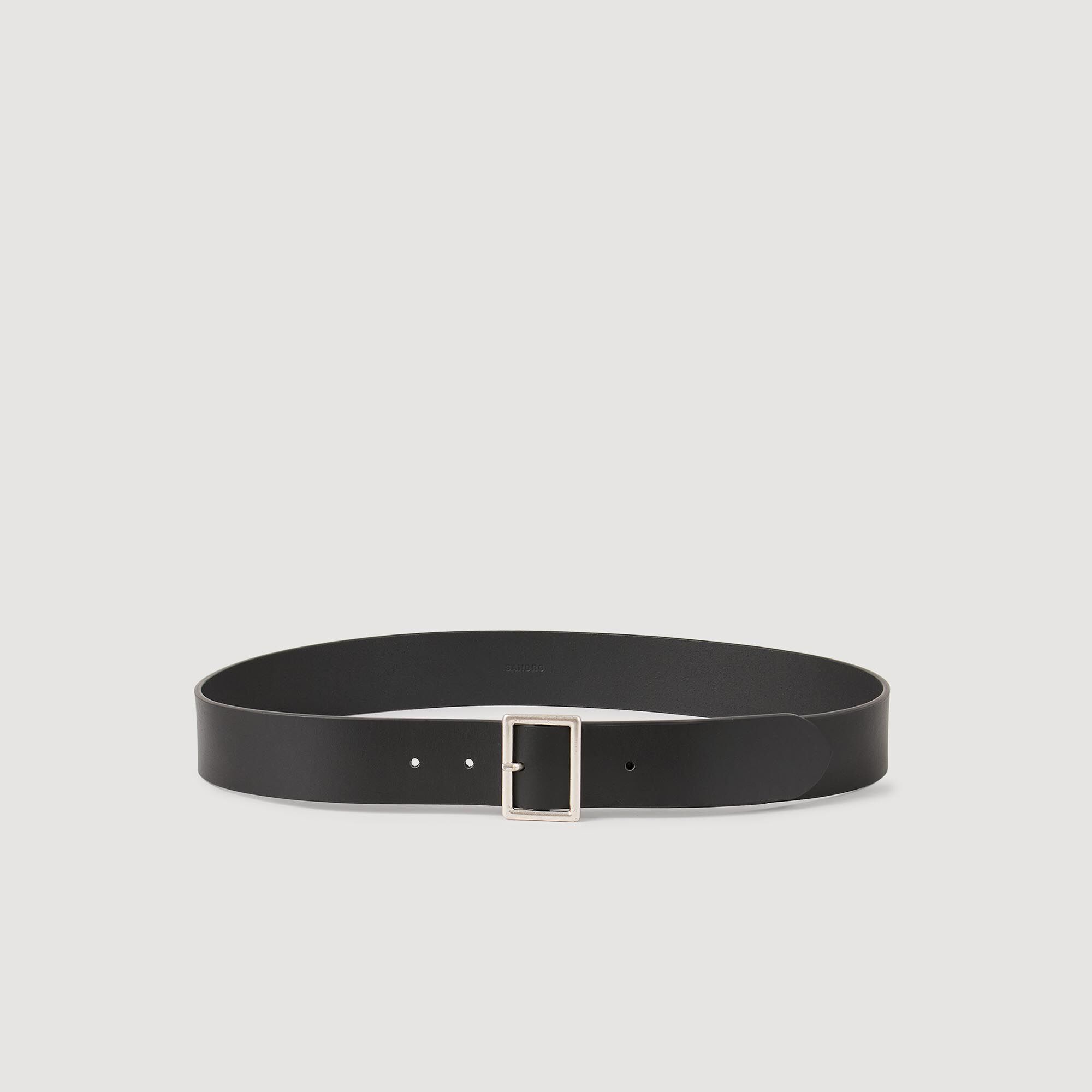Leather Belt : Other Accessories color Black