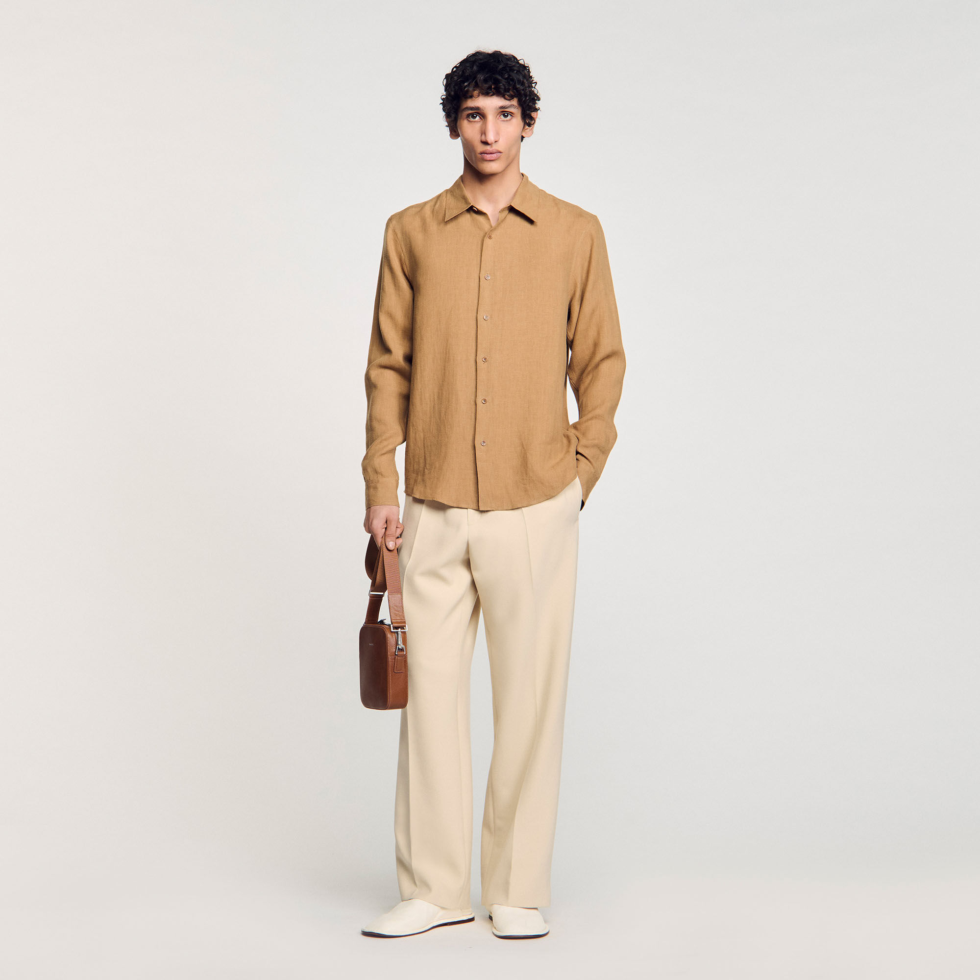 sandro : Shirts color Navy Blue