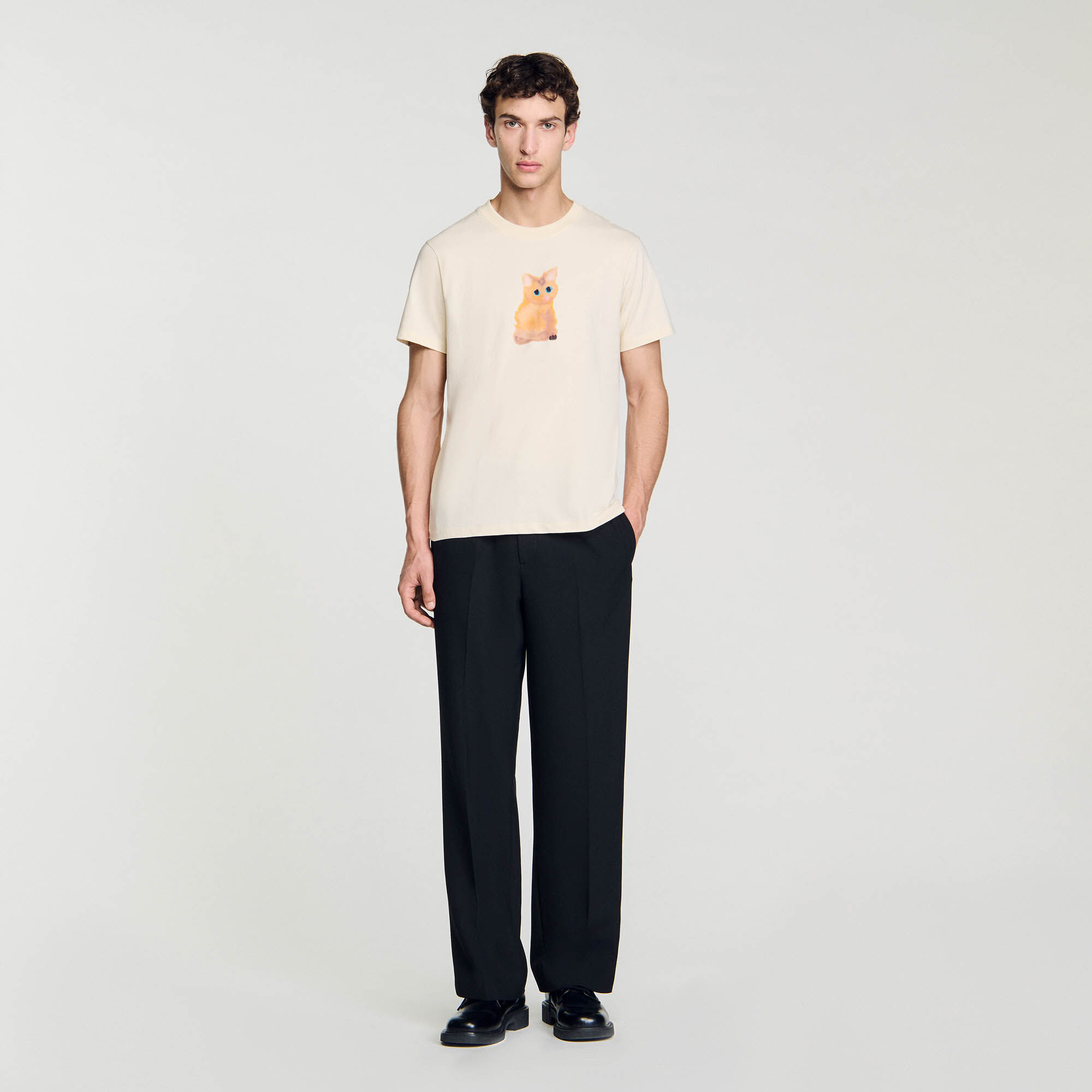 Sandro paris t shirt mens discount