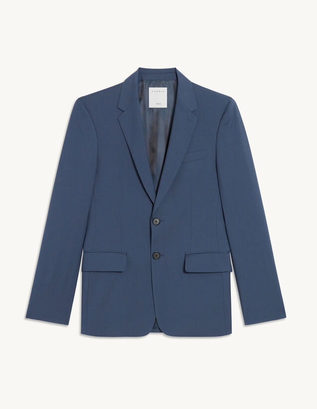 Virgin Wool Suit Jacket : 50%off color Bluish Grey