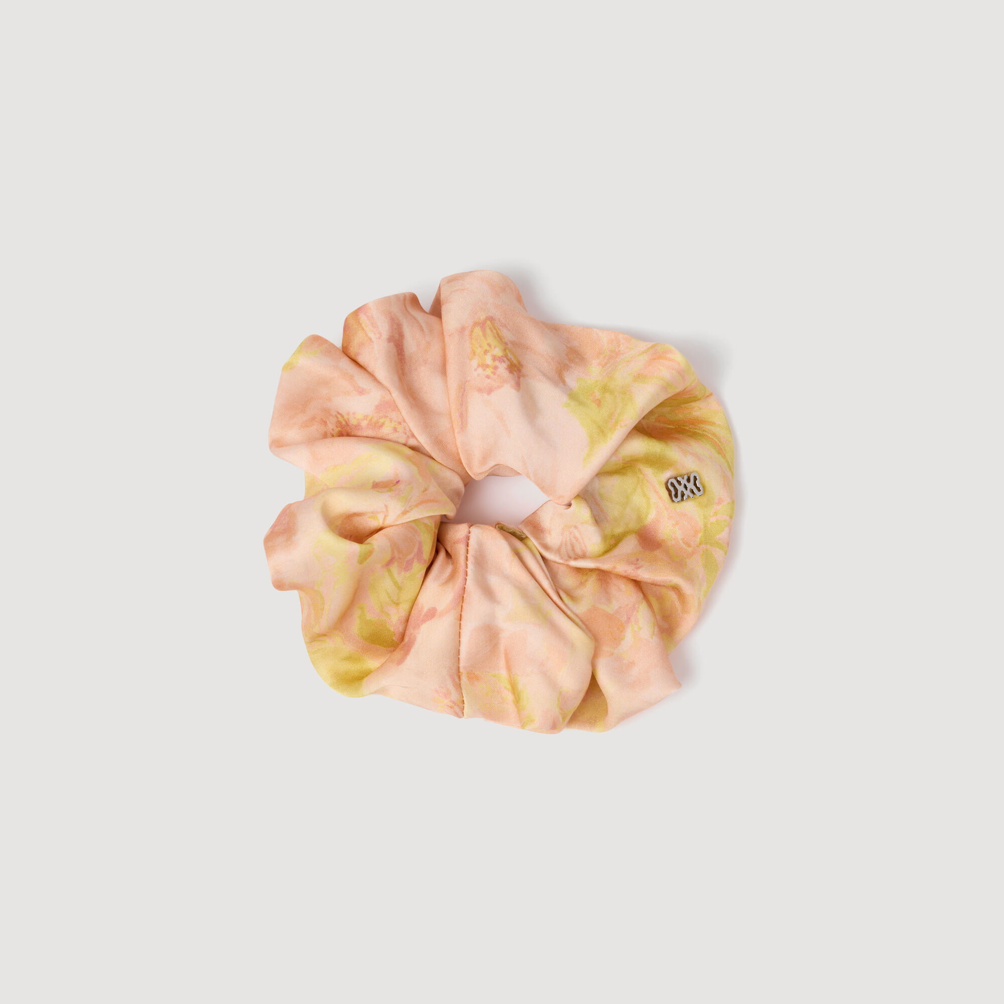 Floral Scrunchie : Other accessories color Pink / Green