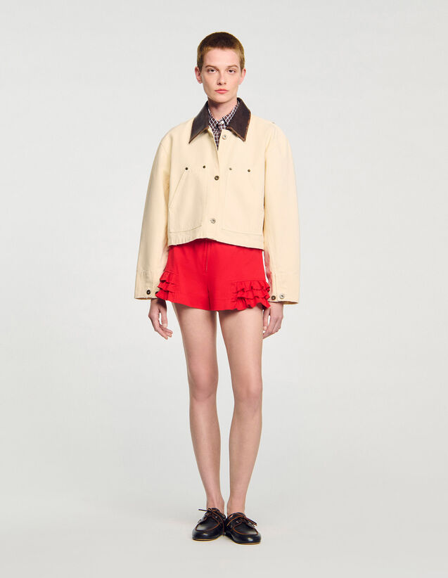 Workwear Jacket - SFPBL01229 | sandro-paris.com Workwear Jacket : Blazers & Jackets color Ecru