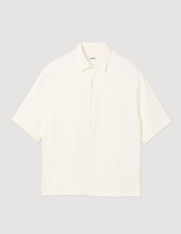 Short-Sleeved Shirt : Shirts color Ecru