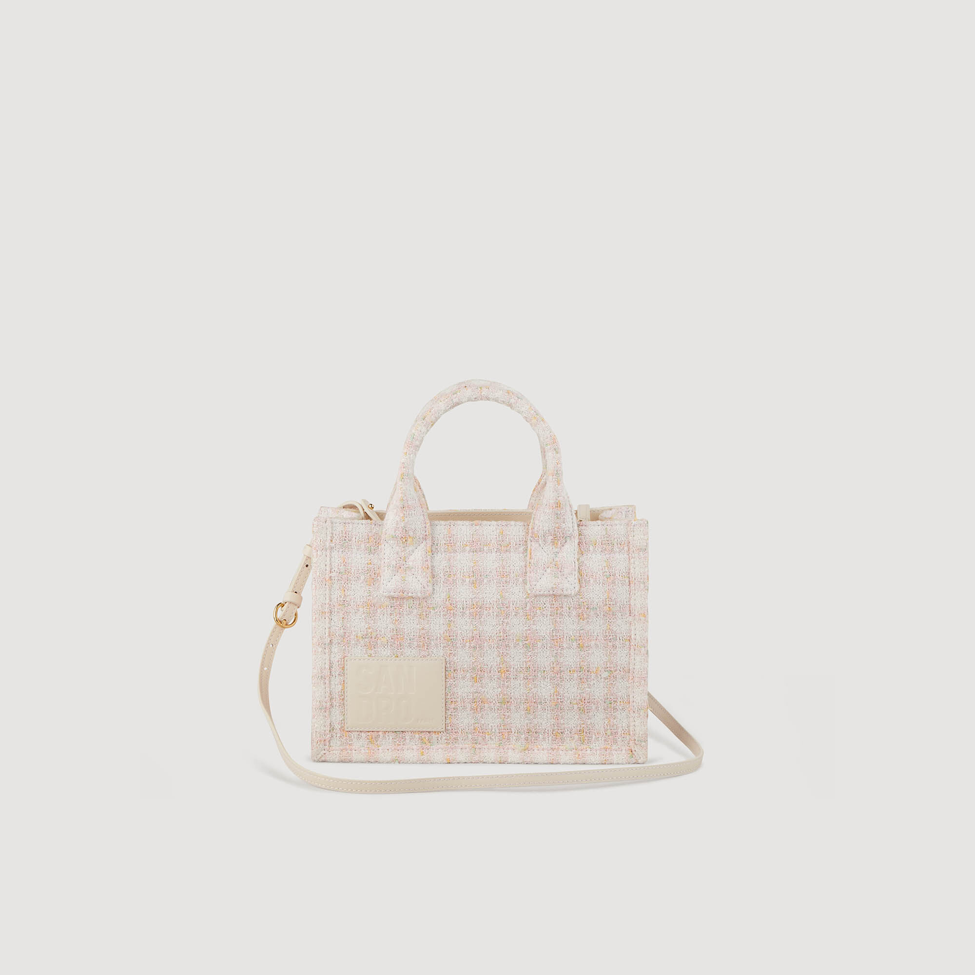 Kasbah Small Tweed Tote Bag : Bags&nbsp; color Light Pink