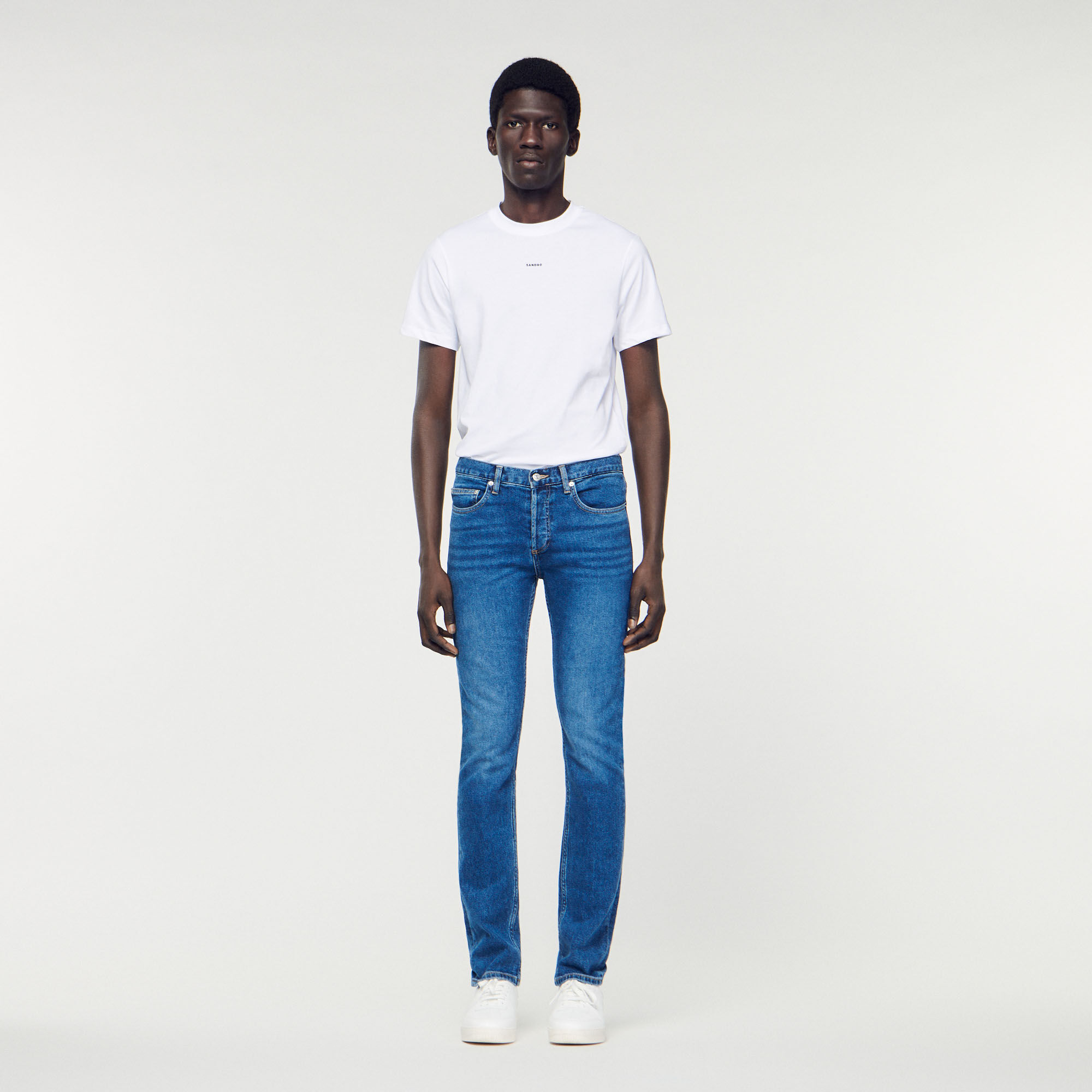 Waterless Slim-Fit Jeans : Pants & Shorts color Blue Vintage - Denim