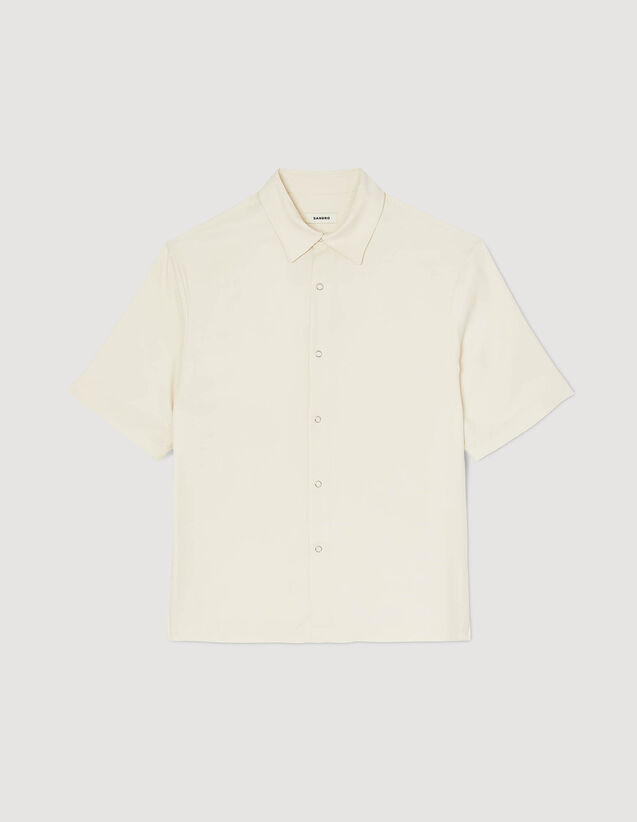Button-Front Shirt : Shirts color Ecru