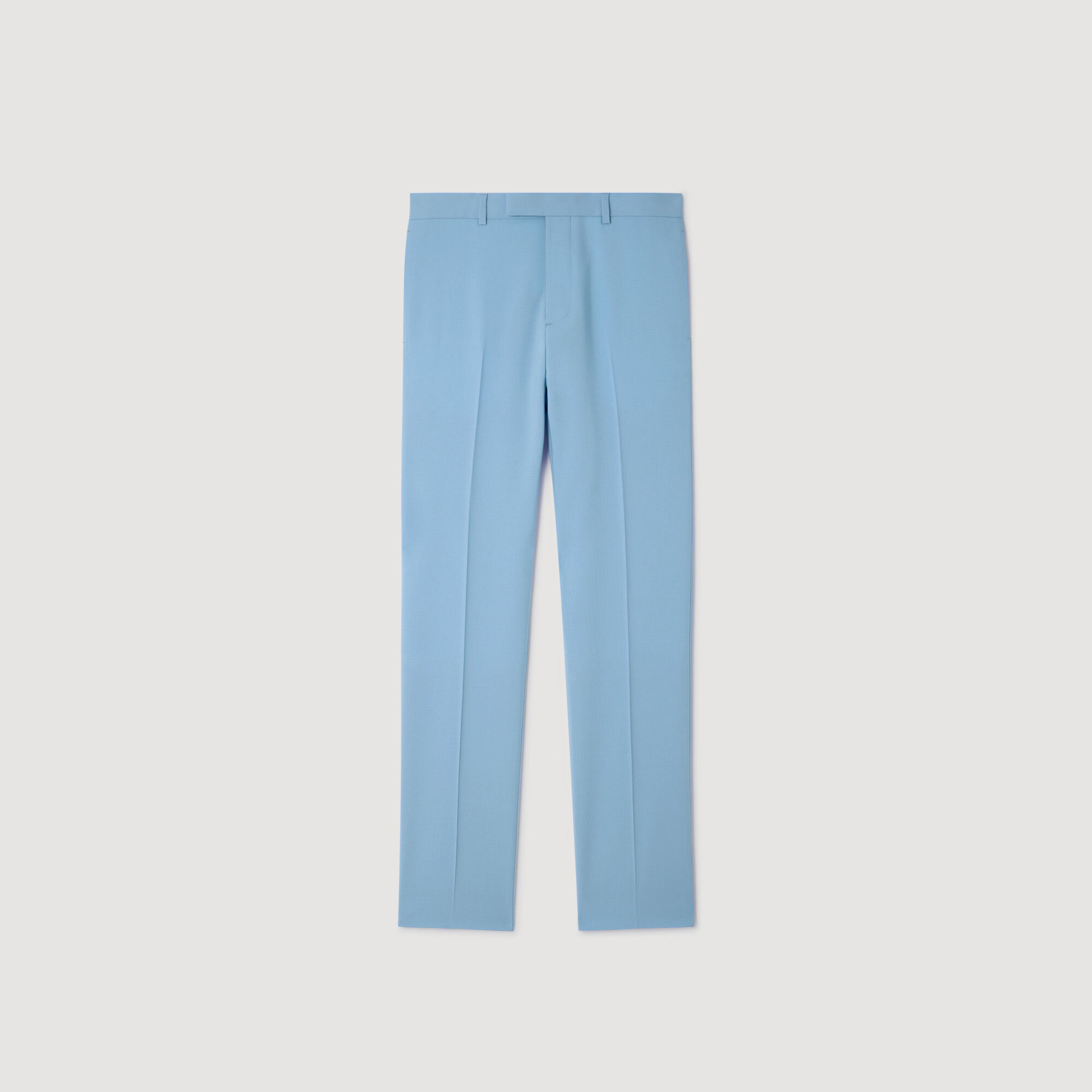 Wool Suit Trousers : Suits & Tuxedos color Sky Blue