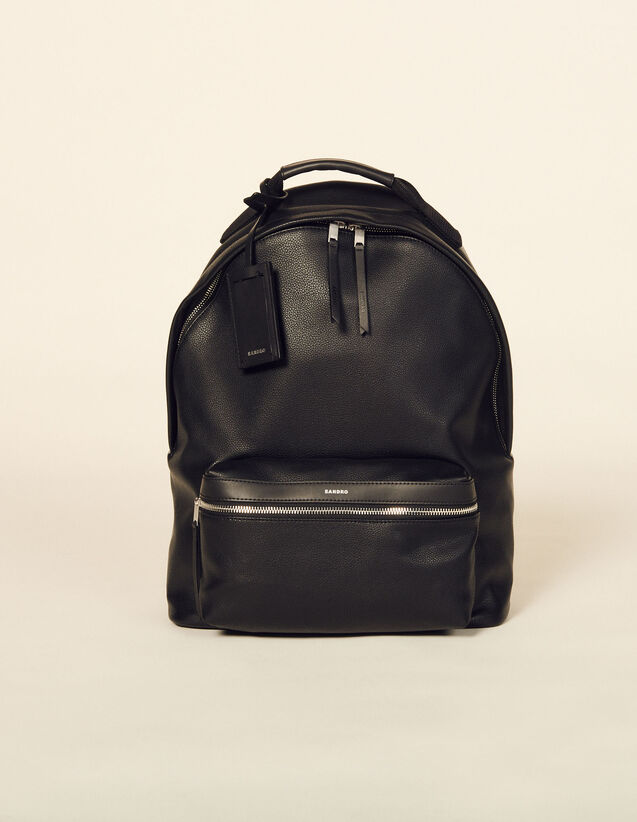 Coated Canvas Backpack : Bags color Black