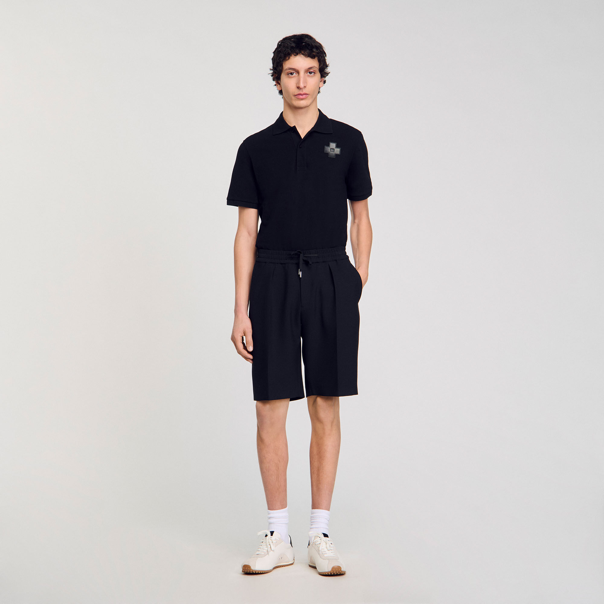 Jersey Bermuda Shorts : Pants & Shorts color Black