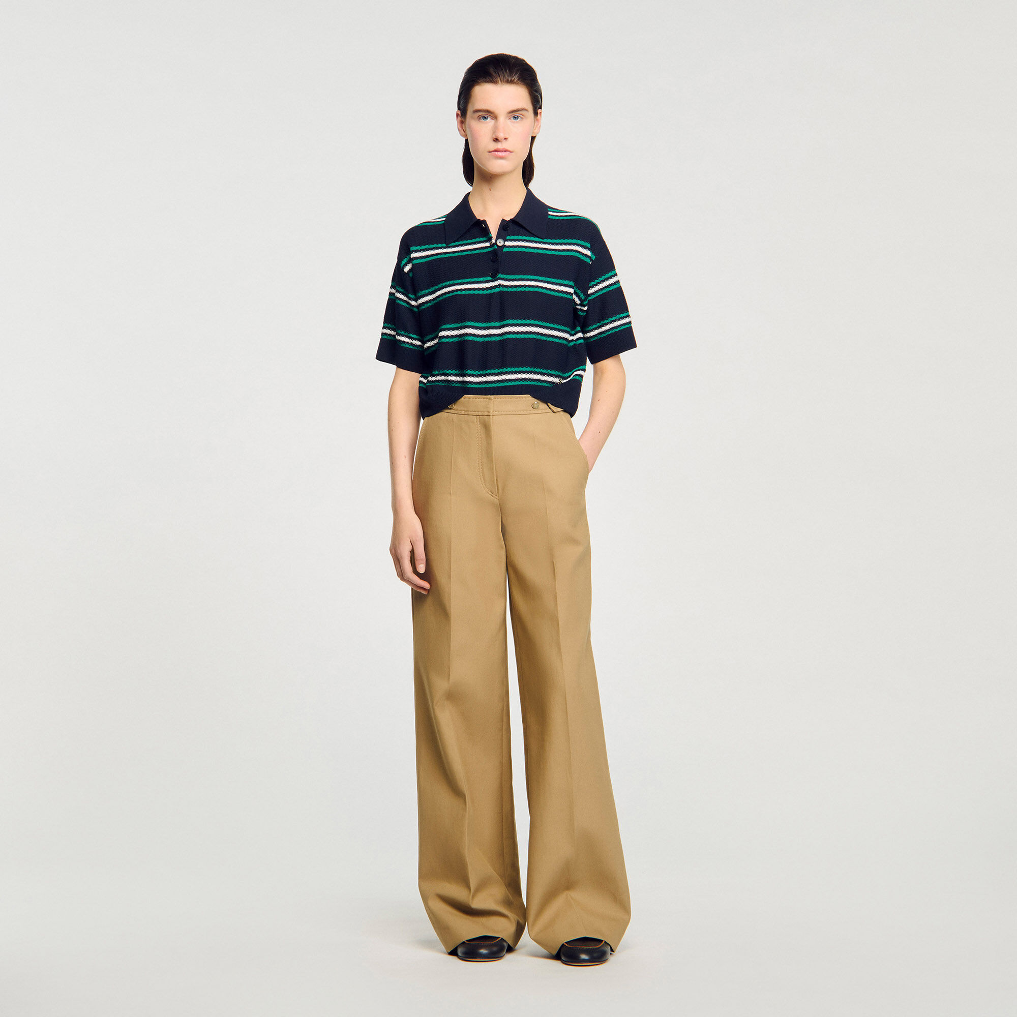 Polo-Neck Jumper : Sweaters & Cardigans color Navy Blue