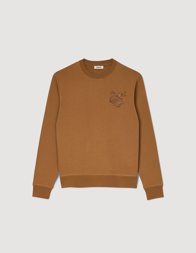 Dragon Sweatshirt : Sweatshirts color Camel