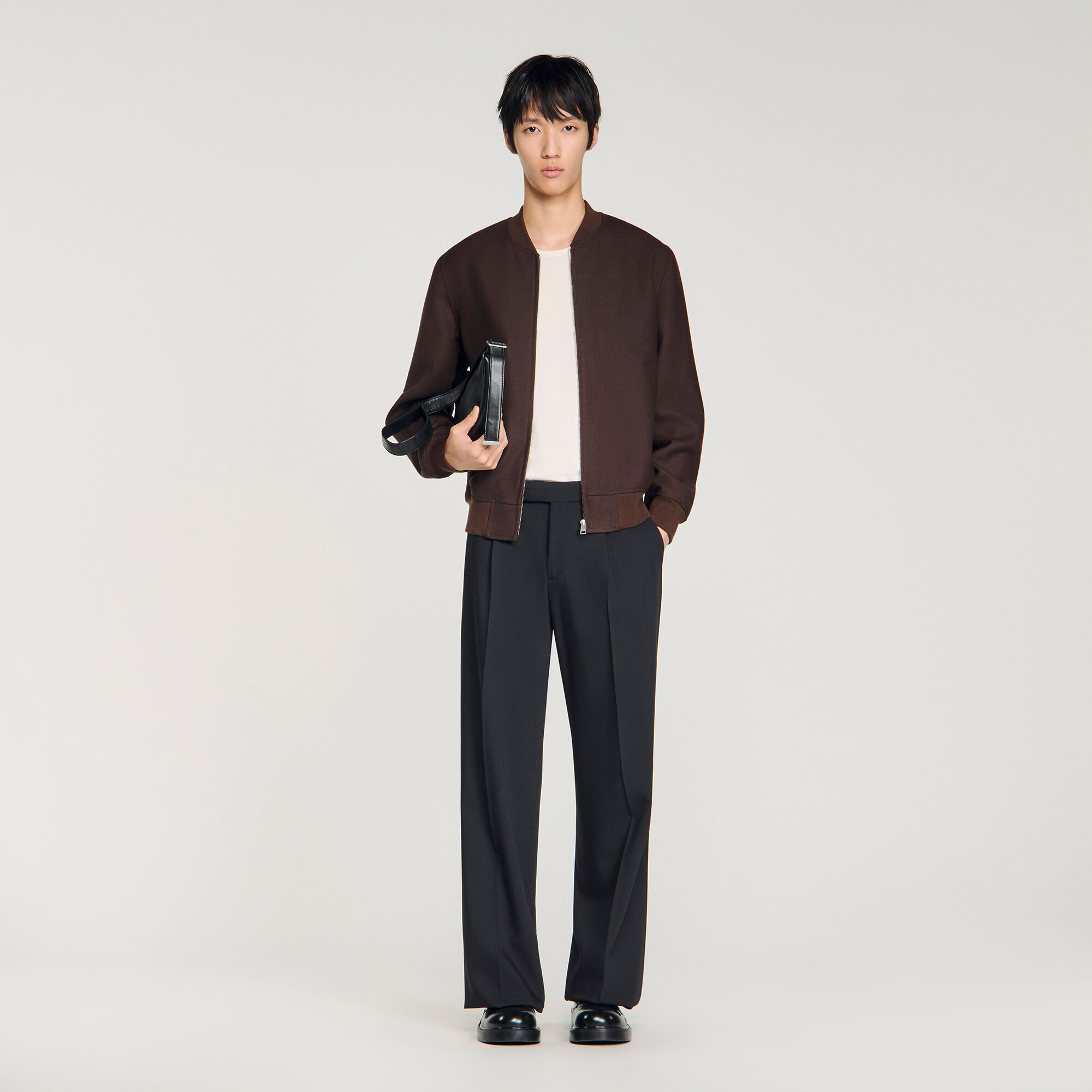 Zip-Up Jacket : Jackets & Coats color Tobacco Brown