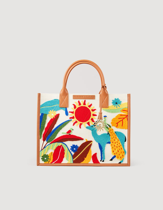 Embroidered Kasbah Tote Bag : My Kasbah Bag color Multi-Color