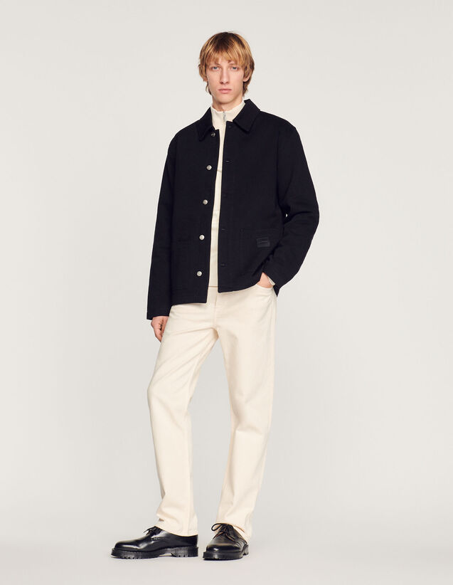 Cotton Worker Jacket : Coats & Jackets color Camel