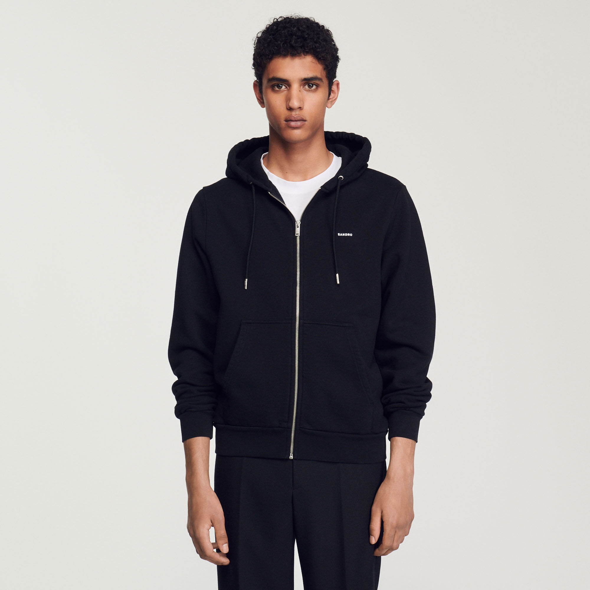 Fleece Hoodie Sweatshirts Sandro paris