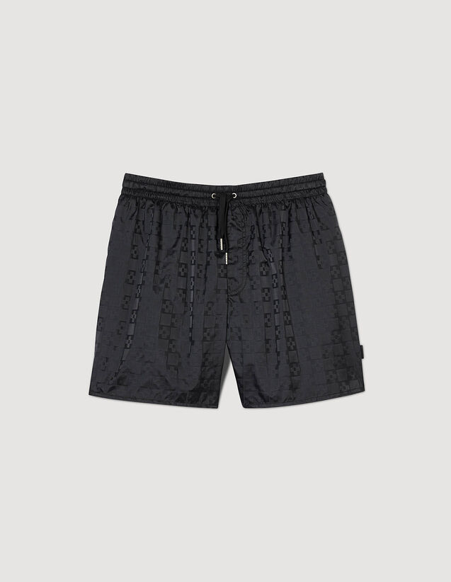 Squarecross Swim Shorts : Pants & Shorts color Black