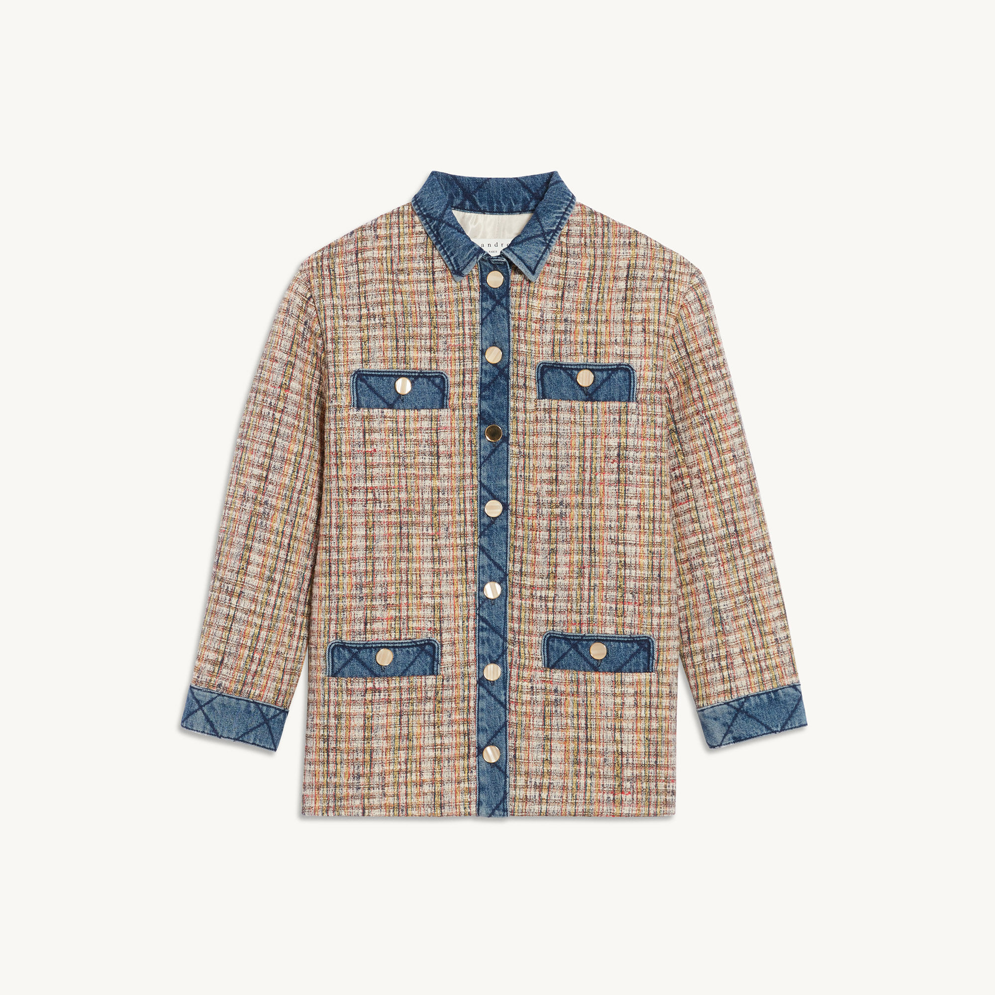 Sandro veste tweed store