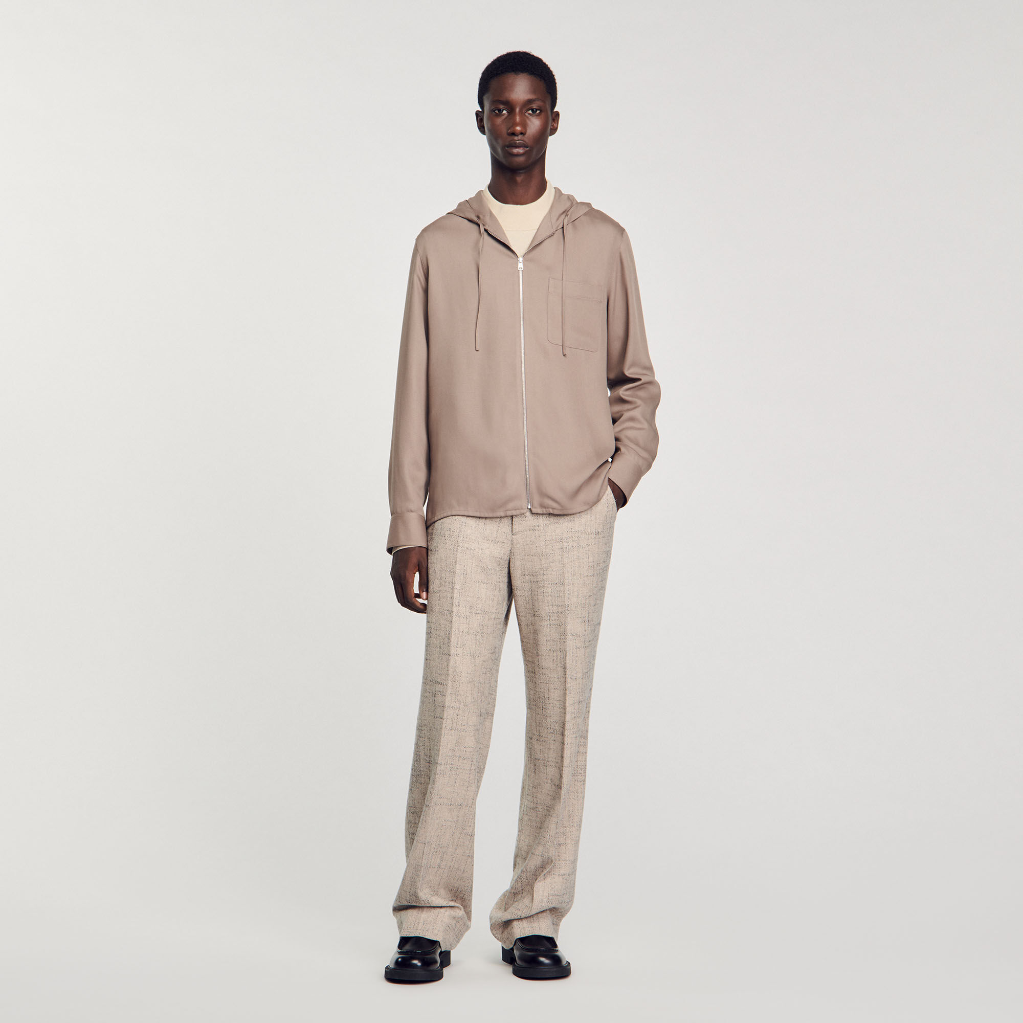 Hooded Shirt : Shirts color Rop