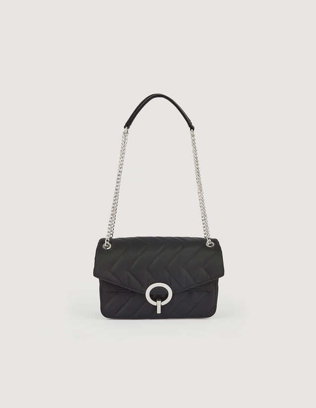 Quilted Nylon Yza Bag : 50%off color Black