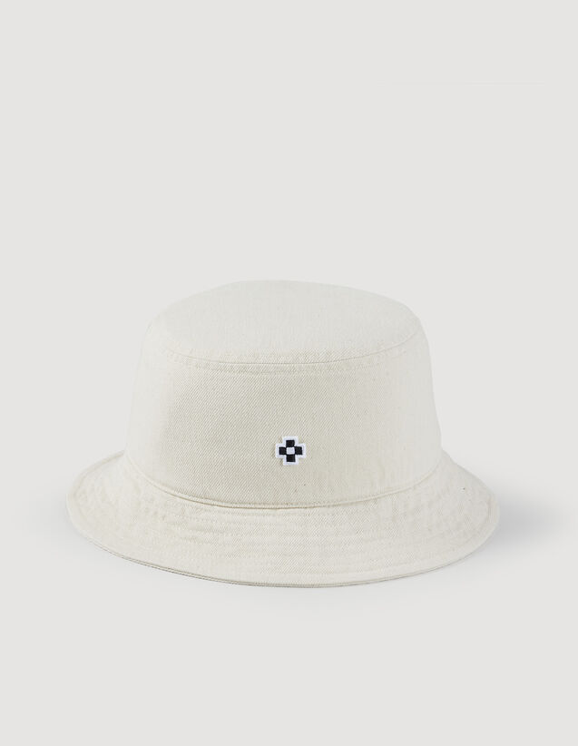 Square Cross Hat : Caps color Beige