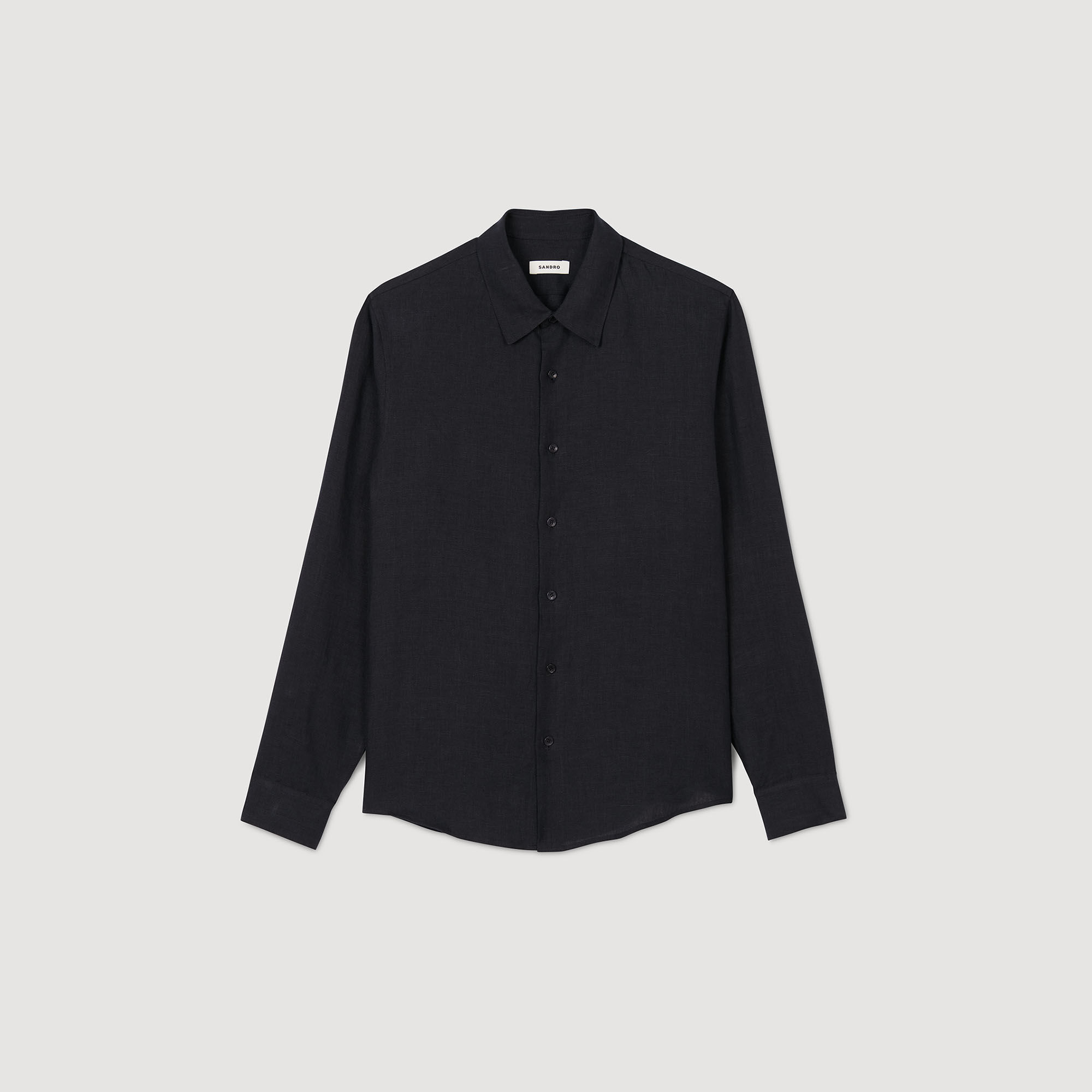 Linen Shirt : Shirts color Navy Blue