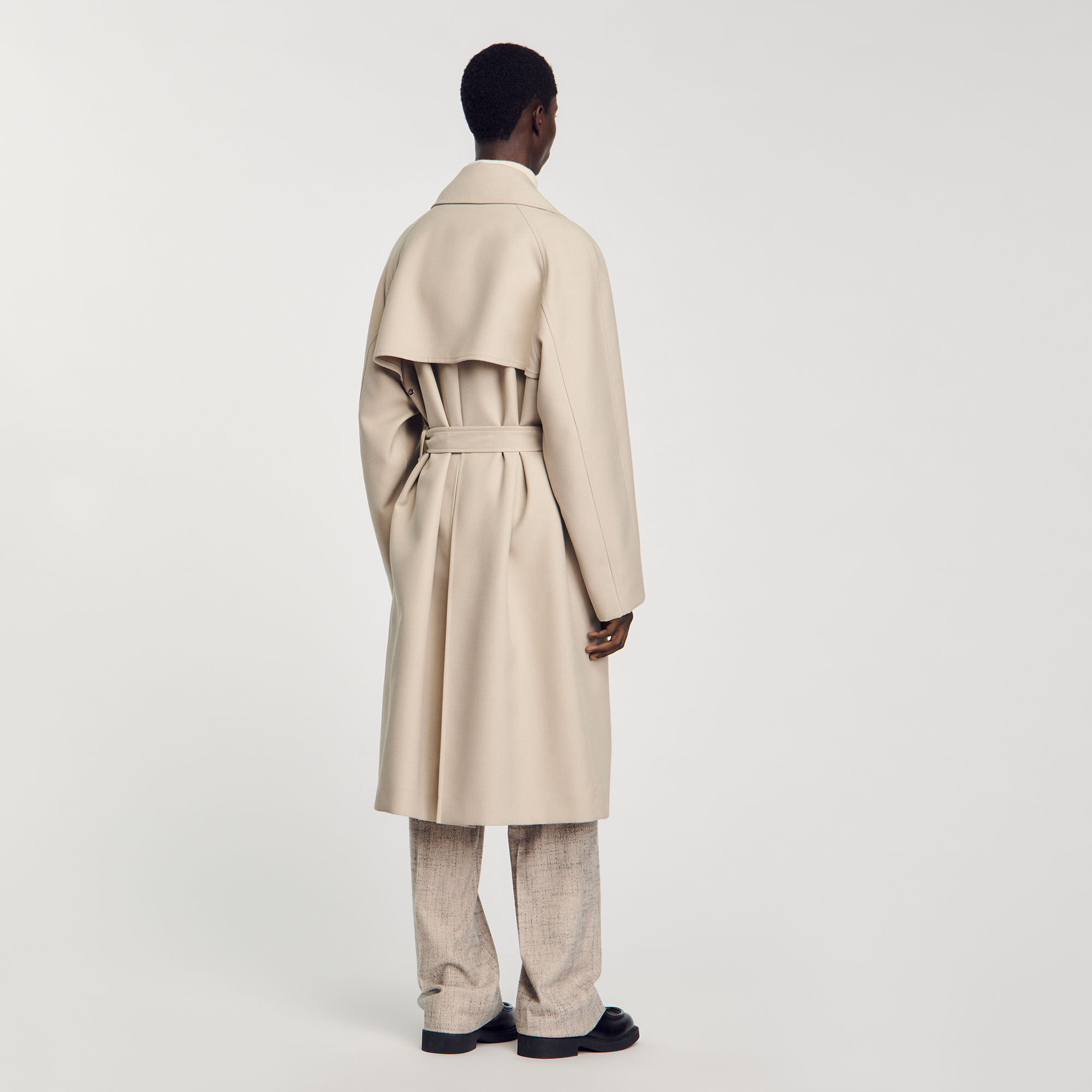 Long Trench Coat Jackets Coats Sandro paris
