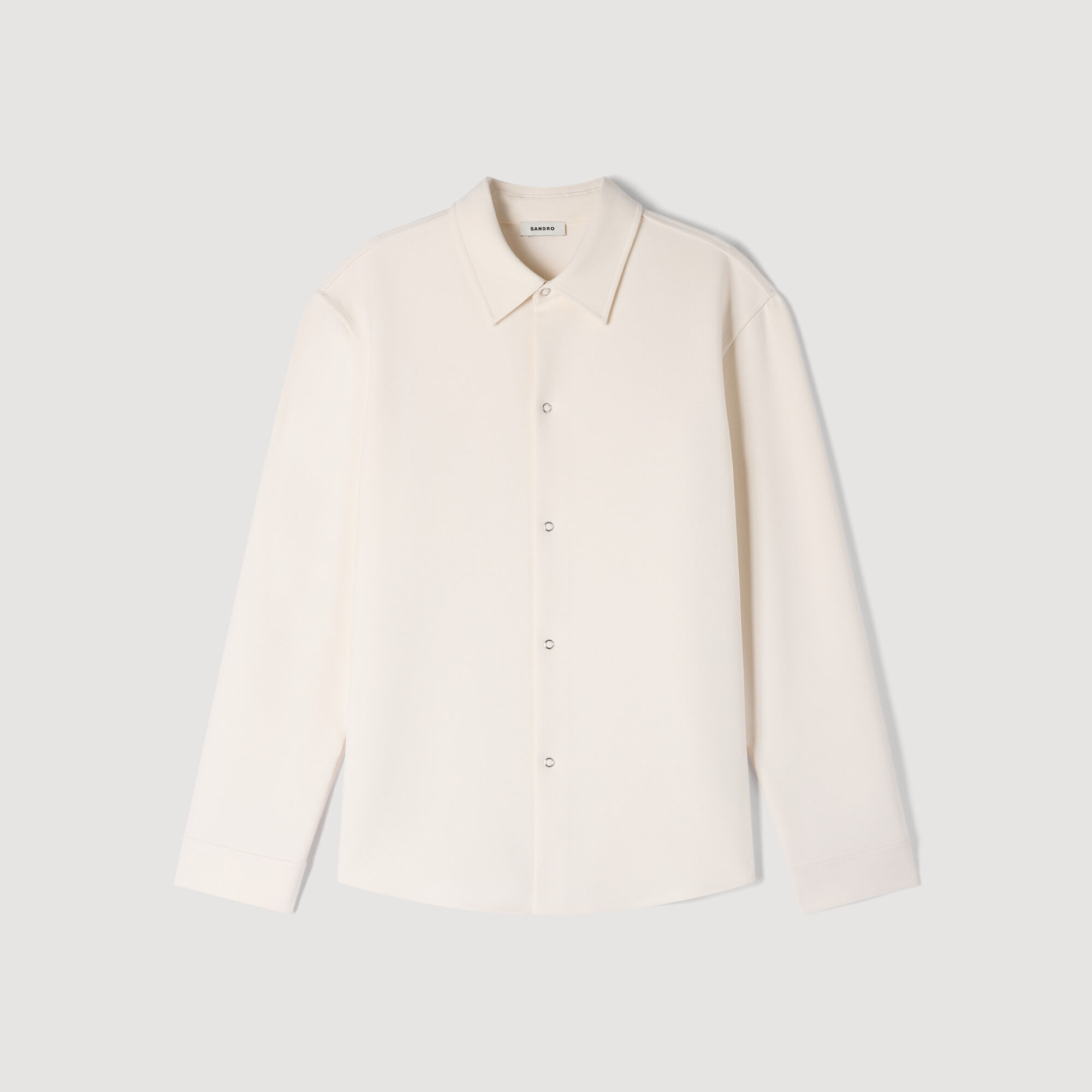 Long-Sleeved Jersey Shirt : Shirts color Black