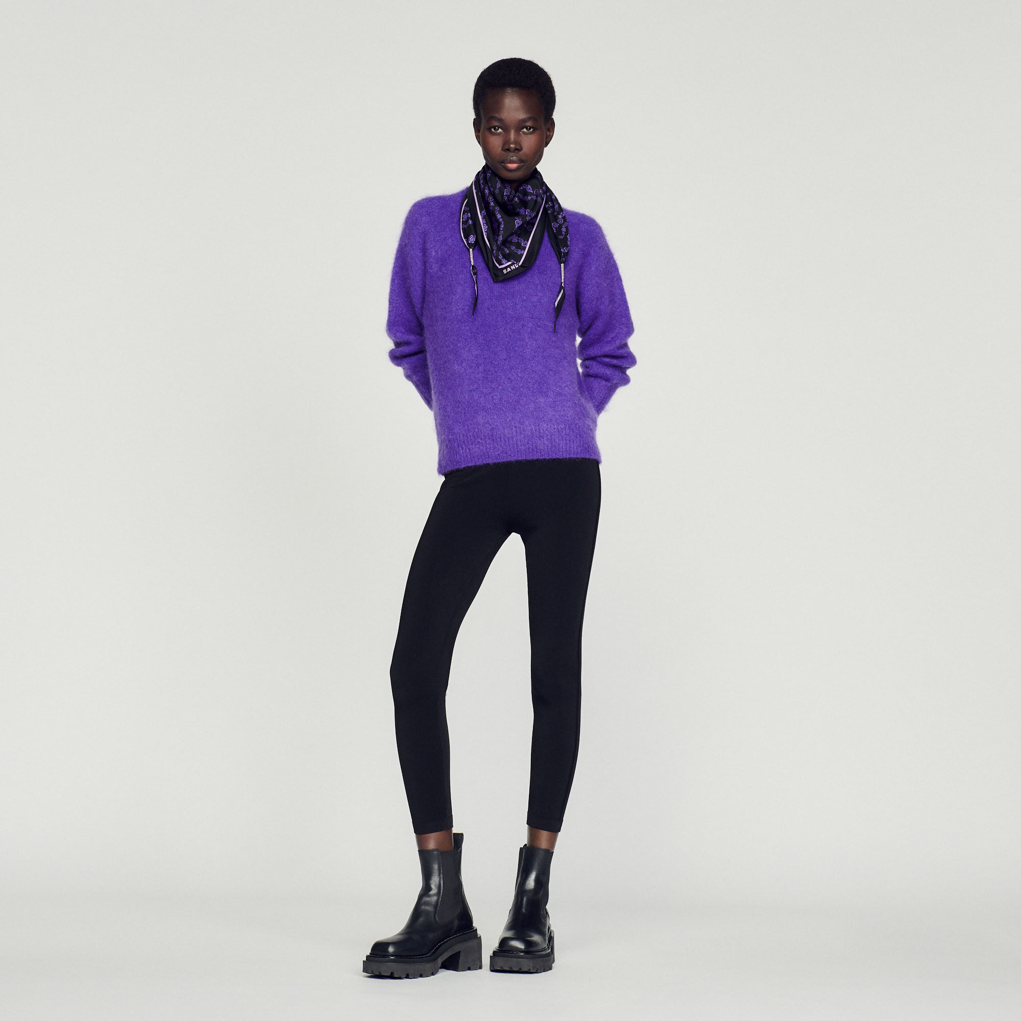 Sandro mohair sweater sale