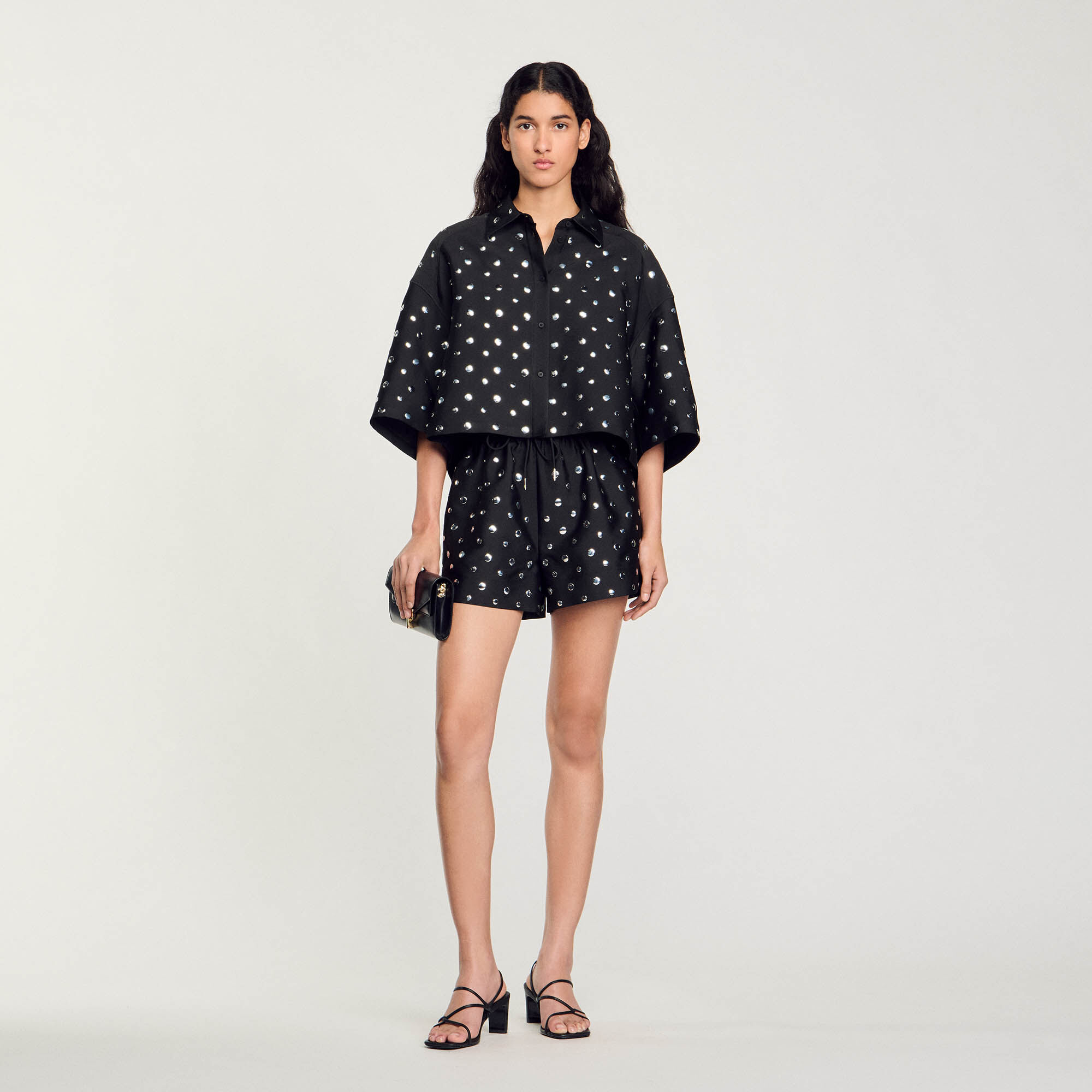 Stud-Embellished Shirt : null color 