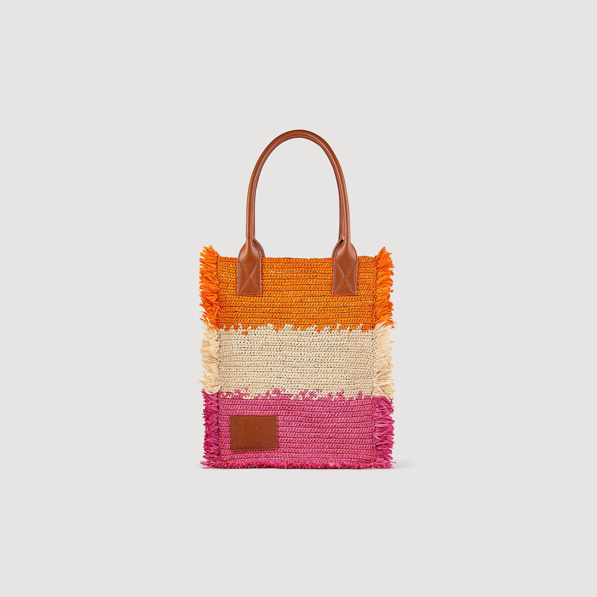 Raffia Tote Bag : Bags&nbsp; color Multi-Color