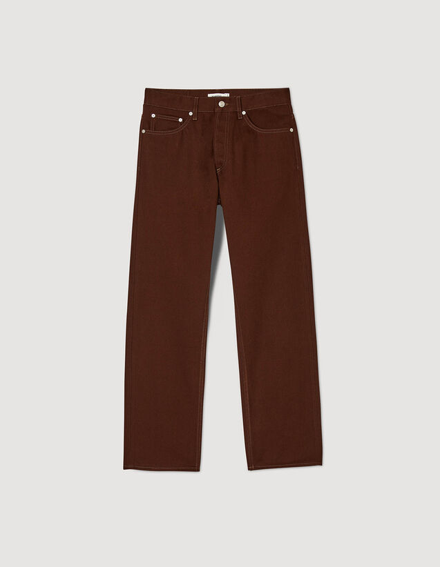 Regular Jeans : Pants & Shorts color Black Brown