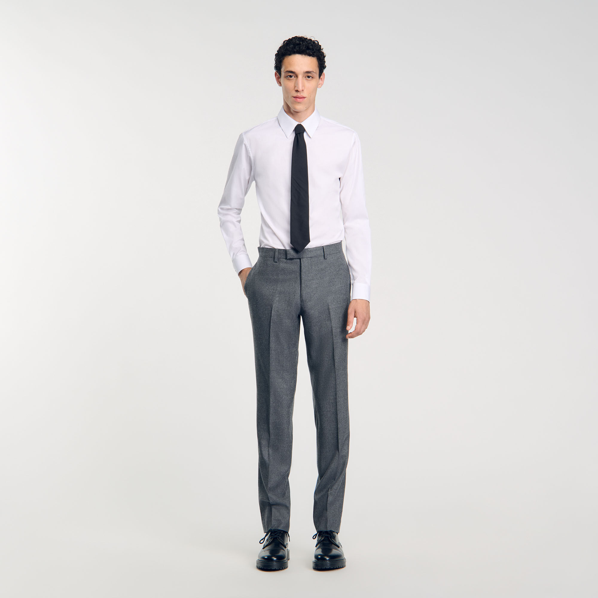 Suit Trousers : Pants & Shorts color Grey