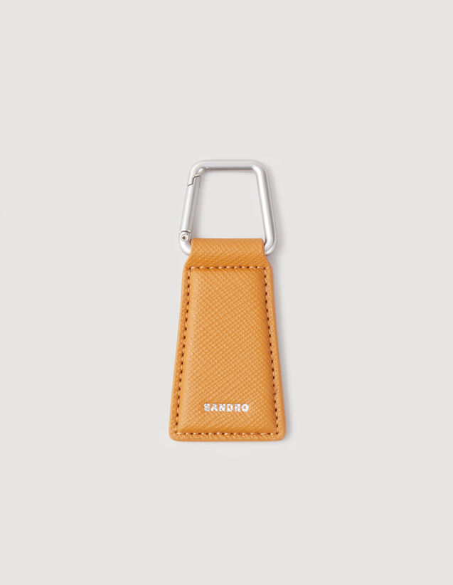 Leather Key Ring : Leather Goods color Camel