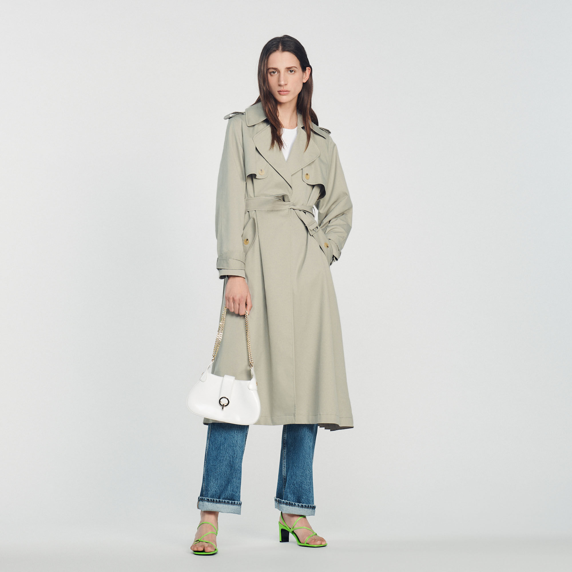 Sandro trench coat womens sale