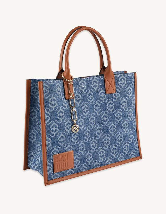 Denim Tote Bag : Others Bags color Blue Jean