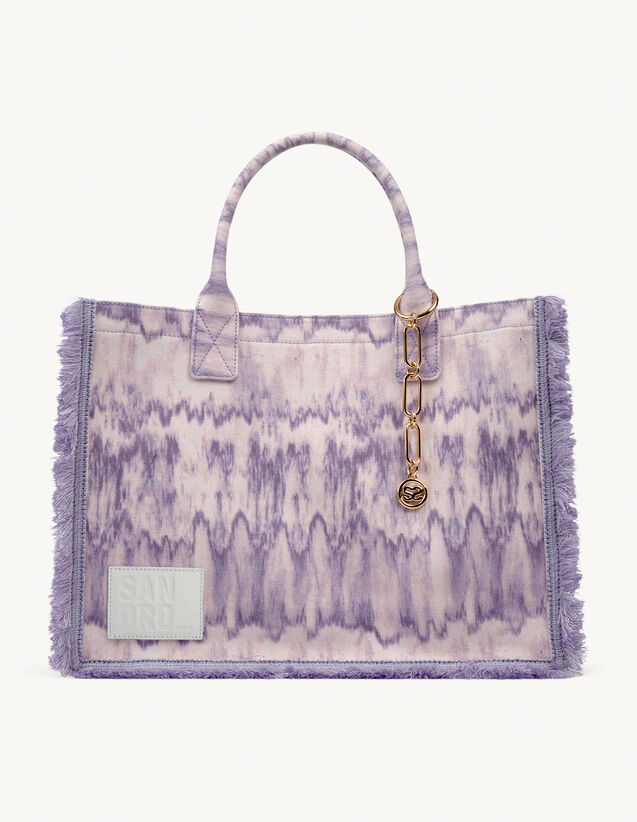 Tie-Dye Fabric Tote Bag : Others Bags color Mauve