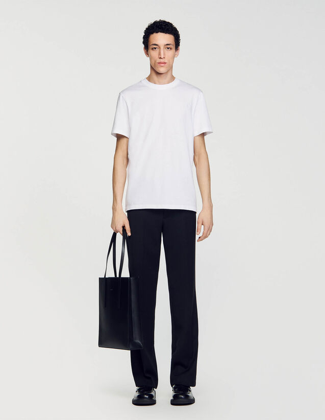 Cotton T-Shirt : E-shop Pre-launch Collection color white