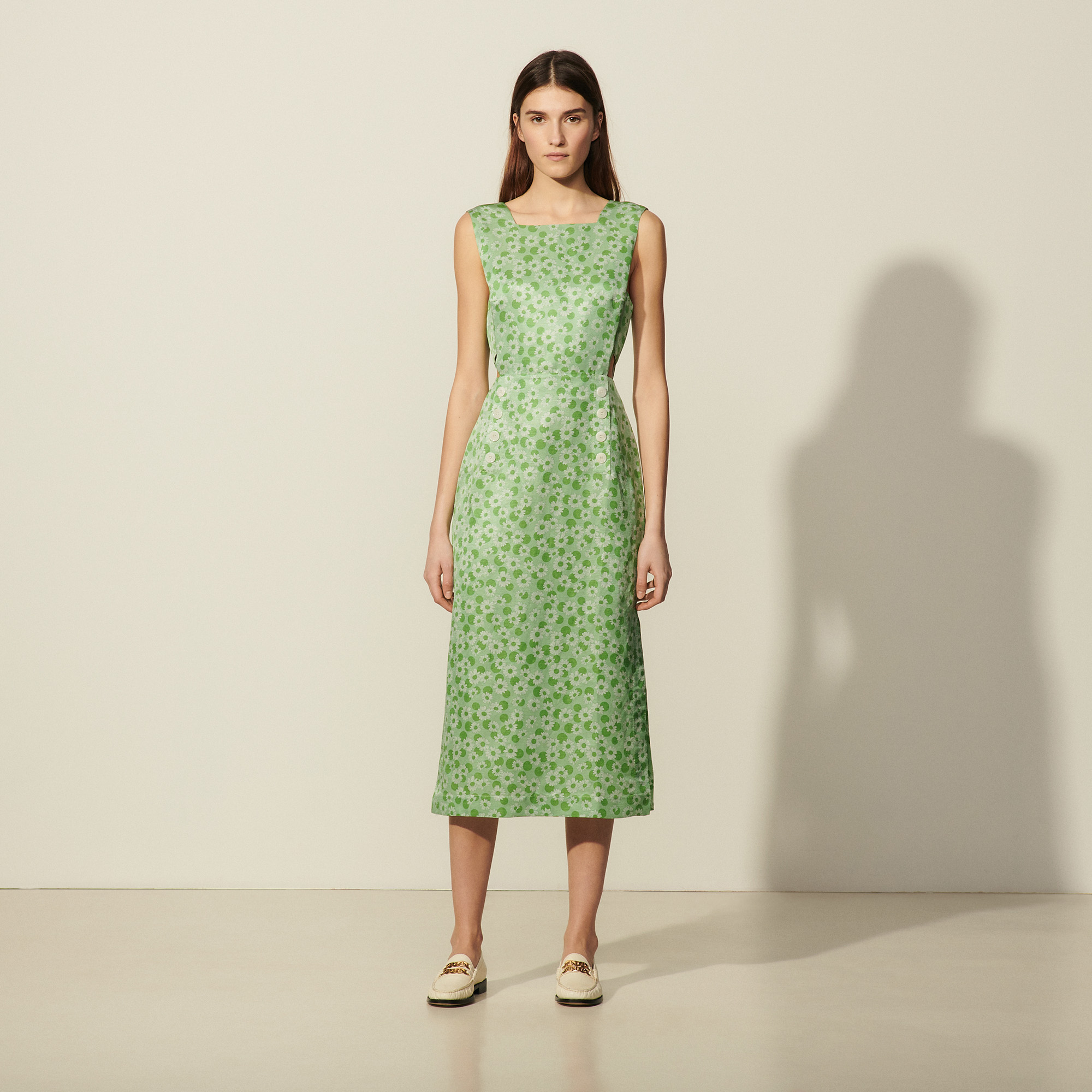 イ・セヨン着用/Sandro サンドロワンピース printed dress