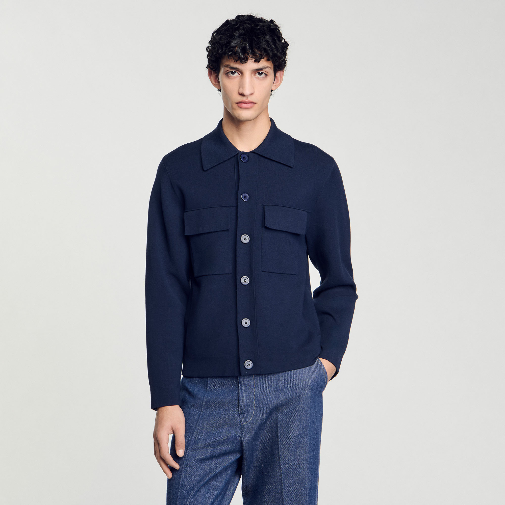 Knit Jacket - Sweaters & Cardigans - Sandro-paris.com Knit Jacket - Sweaters & Cardigans - Sandro-paris.com