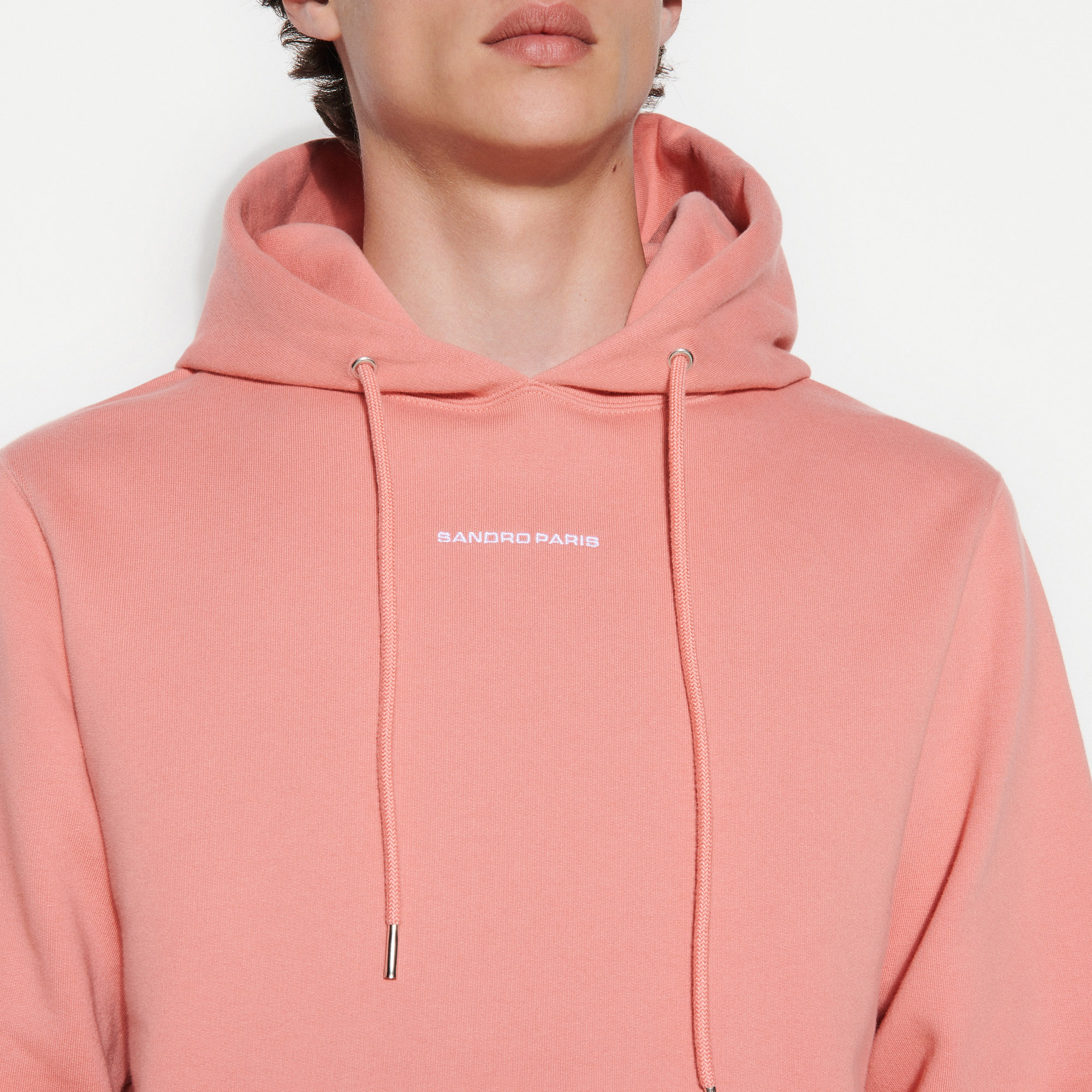 peach colour sweatshirt