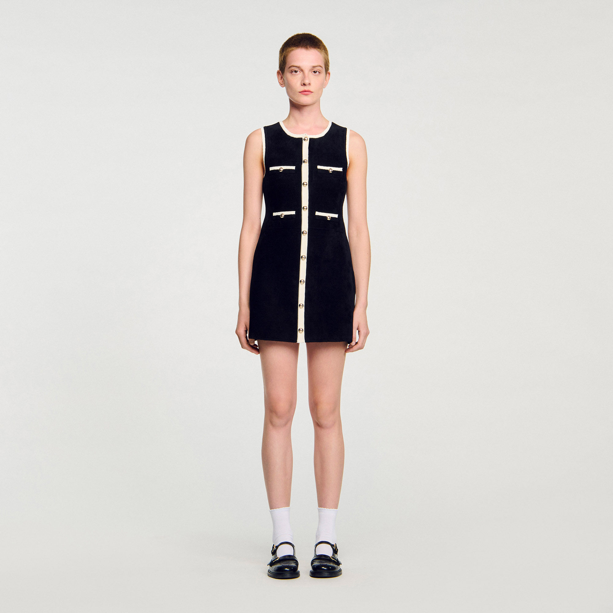 【希少】maison celon ensemble knit dress Petite Slinky Viscose High Neck Keyhole Knit Midi Dress